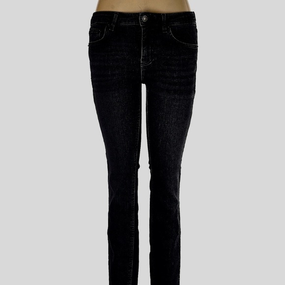 Zara Black Skinny Jeans Modern Silhouette size 8 - Picture 1 of 8